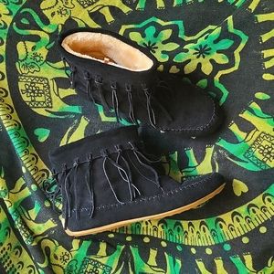 LUCKY BRAND Leather Moccassins